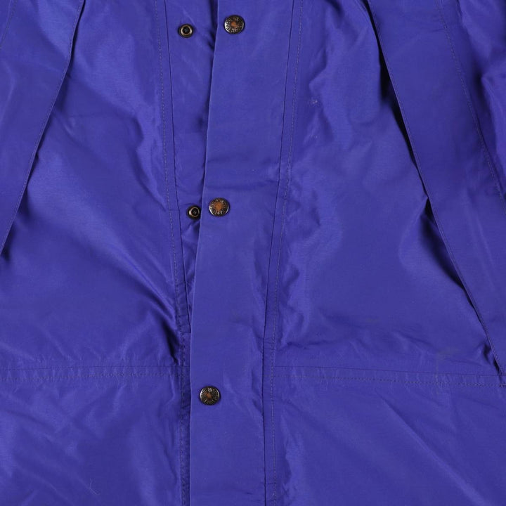 90'S The North Face GORE-TEX Mountain Parka Shell Jacket, Men's Size M Nylon Purple type blue-purple Vintage Second Hand