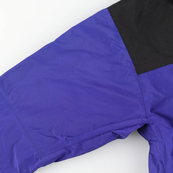 90'S The North Face GORE-TEX Mountain Parka Shell Jacket, Men's Size M Nylon Purple type blue-purple Vintage Second Hand