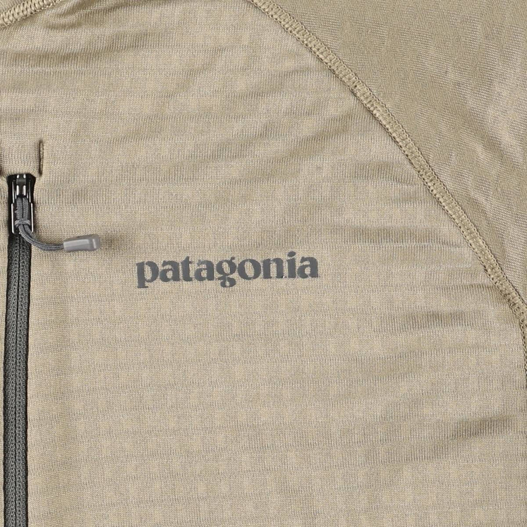 Patagonia Regulator R1 Pullover 40109FA15 Half-Zip Softshell Jacket, Men's XL polyester Beige type Vintage Second Hand