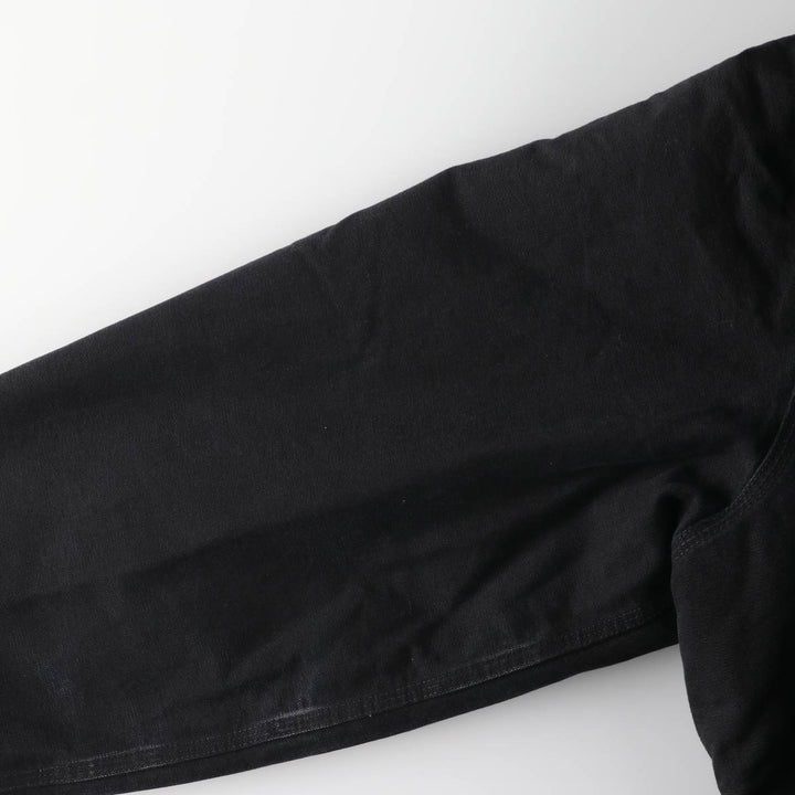 Carhartt Active Jacket, Padded Duck Full-Zip Hoodie, Made in USA, Men's XXL cotton black type Vintage Second Hand