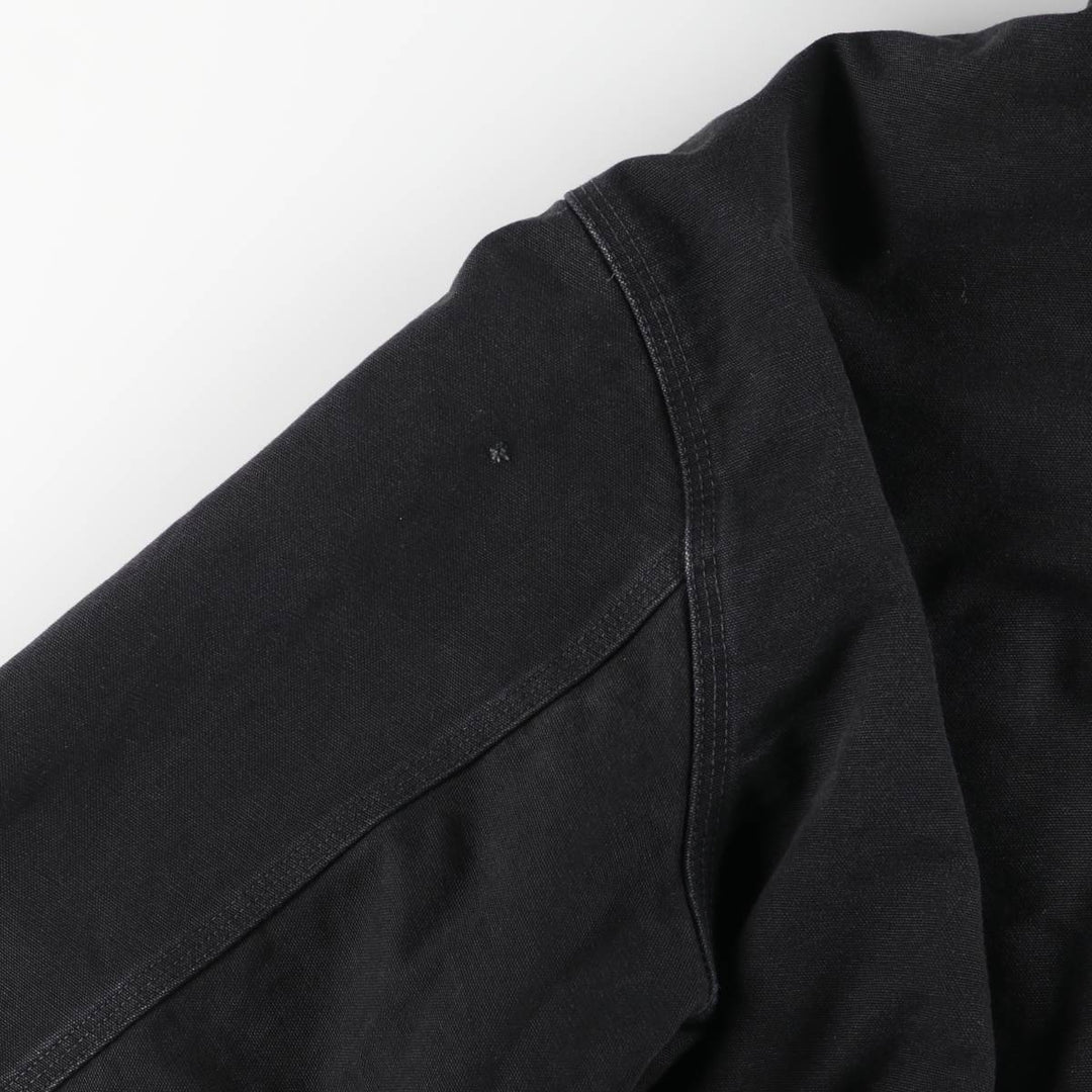 Carhartt Active Jacket, Padded Duck Full-Zip Hoodie, Made in USA, Men's XXL cotton black type Vintage Second Hand