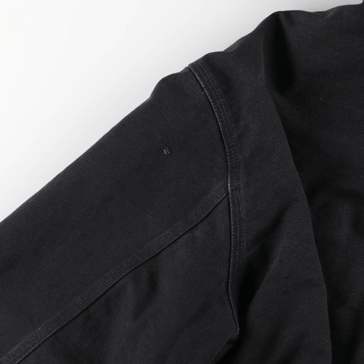 Carhartt Active Jacket, Padded Duck Full-Zip Hoodie, Made in USA, Men's XXL cotton black type Vintage Second Hand