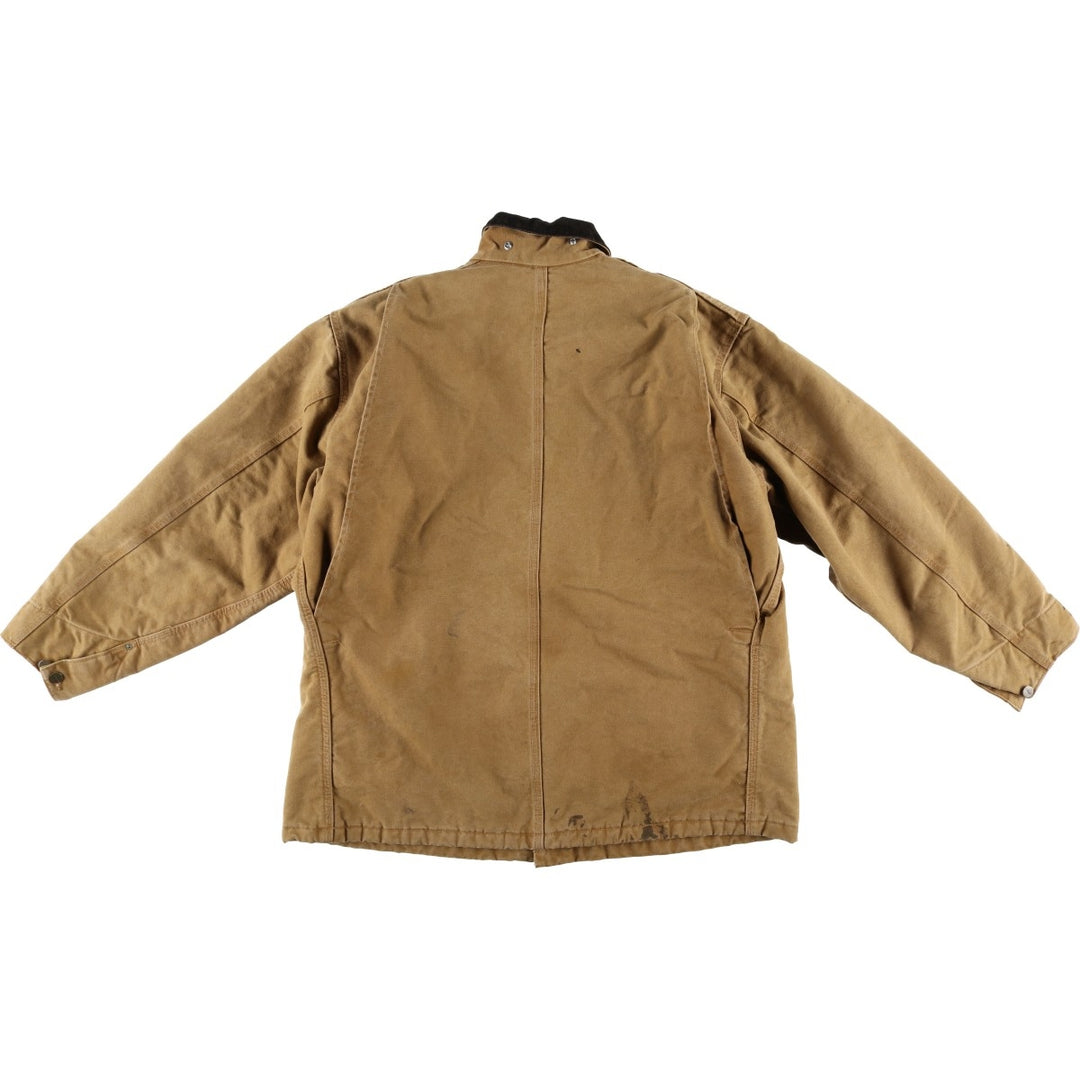 2000'S Carhartt Michigan Chore Coat Duck Coverall Men's XL cotton brown type Vintage Second Hand
