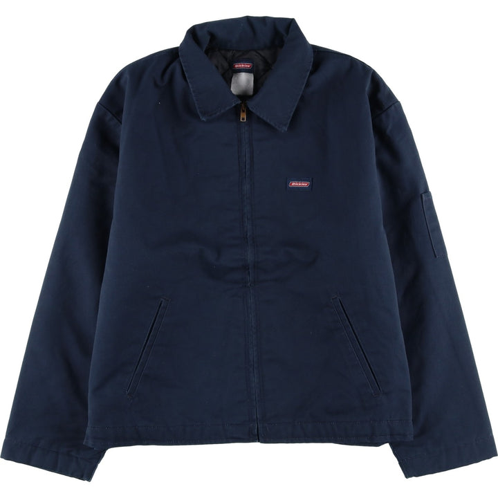 Dickies padded work jacket, men's size XL unclear navy blue type Vintage Second Hand