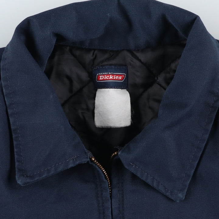 Dickies padded work jacket, men's size XL unclear navy blue type Vintage Second Hand