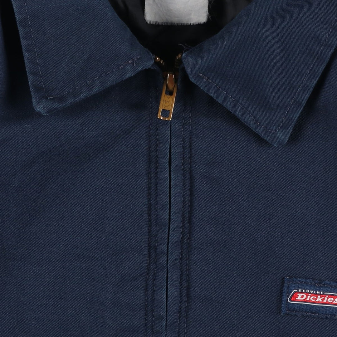 Dickies padded work jacket, men's size XL unclear navy blue type Vintage Second Hand