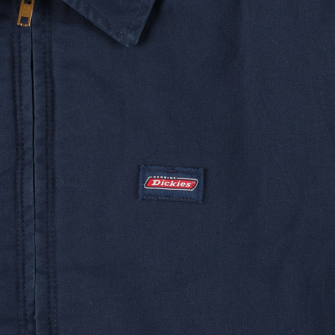 Dickies padded work jacket, men's size XL unclear navy blue type Vintage Second Hand