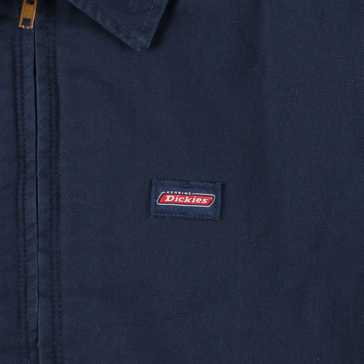 Dickies padded work jacket, men's size XL unclear navy blue type Vintage Second Hand