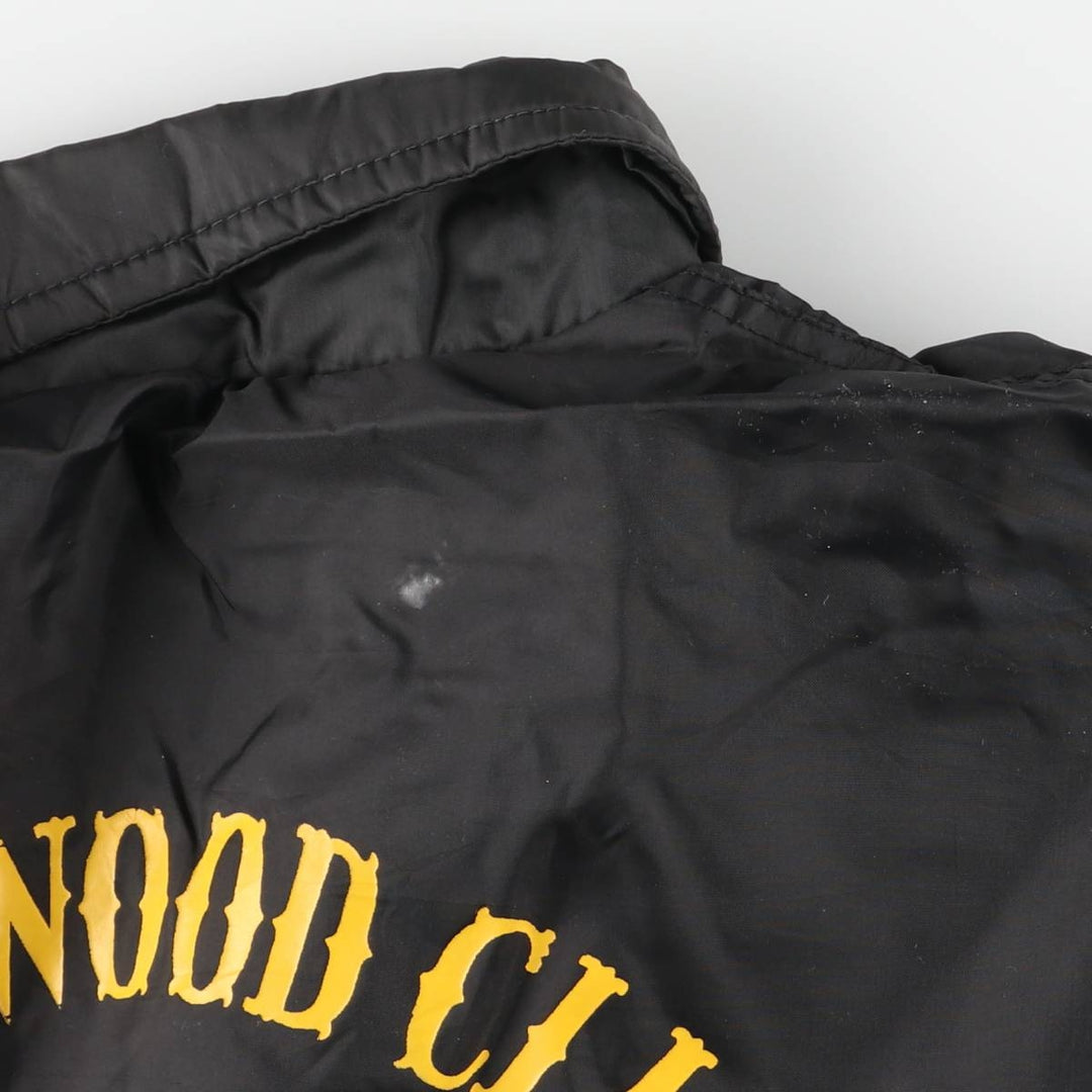 Vintage 1980'S West Wind coach jacket with back print, made in the USA, size L. unclear black type Vintage Second Hand