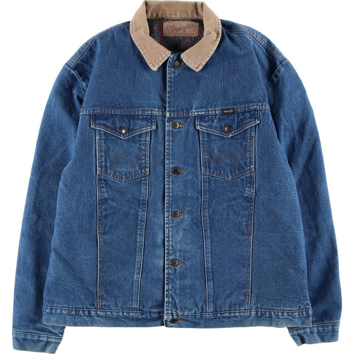 Wrangler Denim Jacket, G-Jean, Men's M Size, Vintage unclear blue type Vintage Second Hand