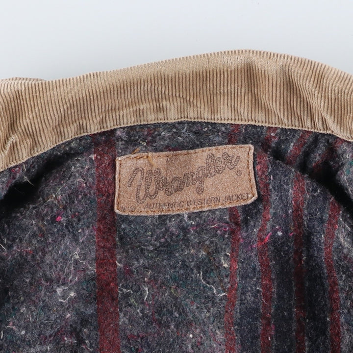 Wrangler Denim Jacket, G-Jean, Men's M Size, Vintage unclear blue type Vintage Second Hand