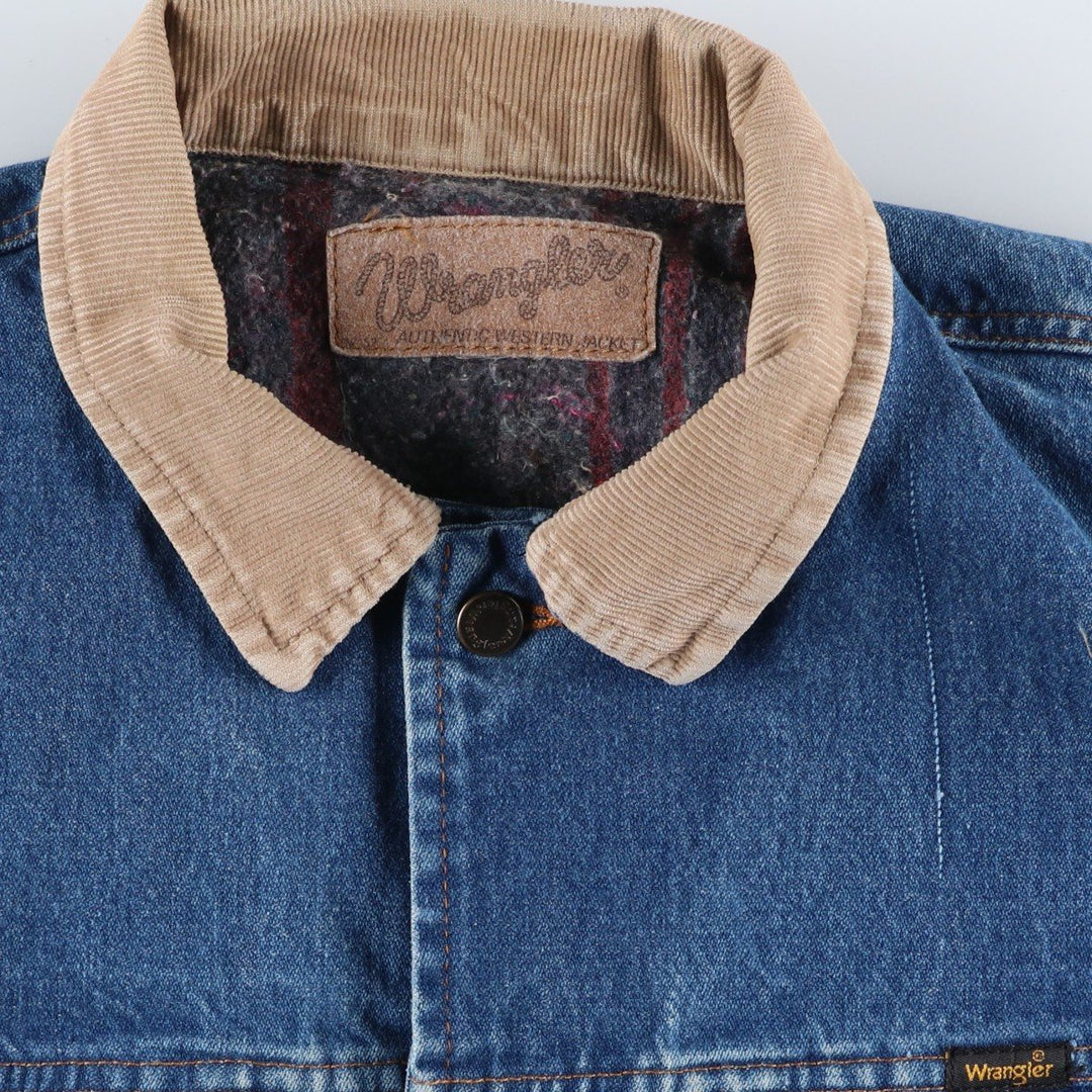 Wrangler Denim Jacket, G-Jean, Men's M Size, Vintage unclear blue type Vintage Second Hand