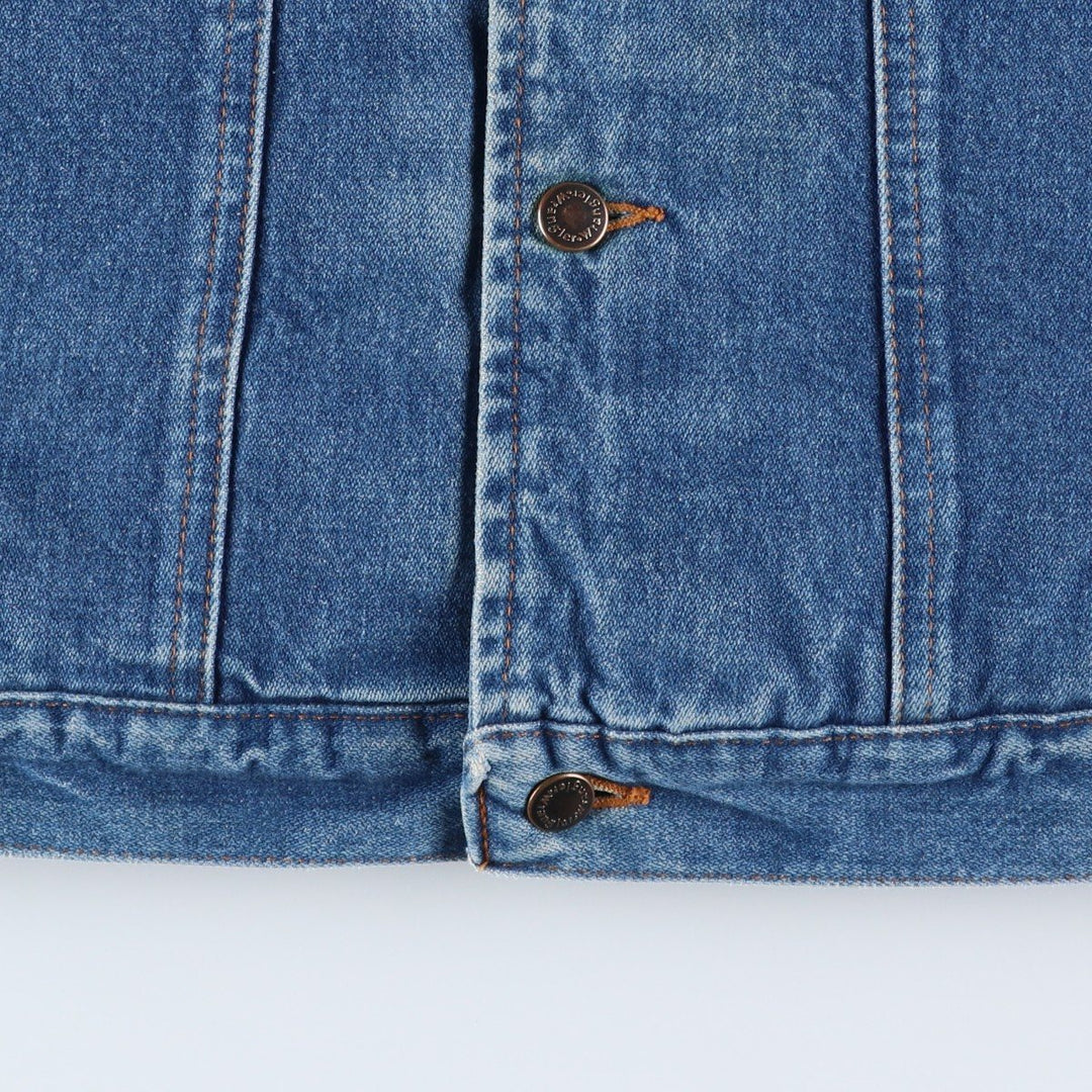 Wrangler Denim Jacket, G-Jean, Men's M Size, Vintage unclear blue type Vintage Second Hand