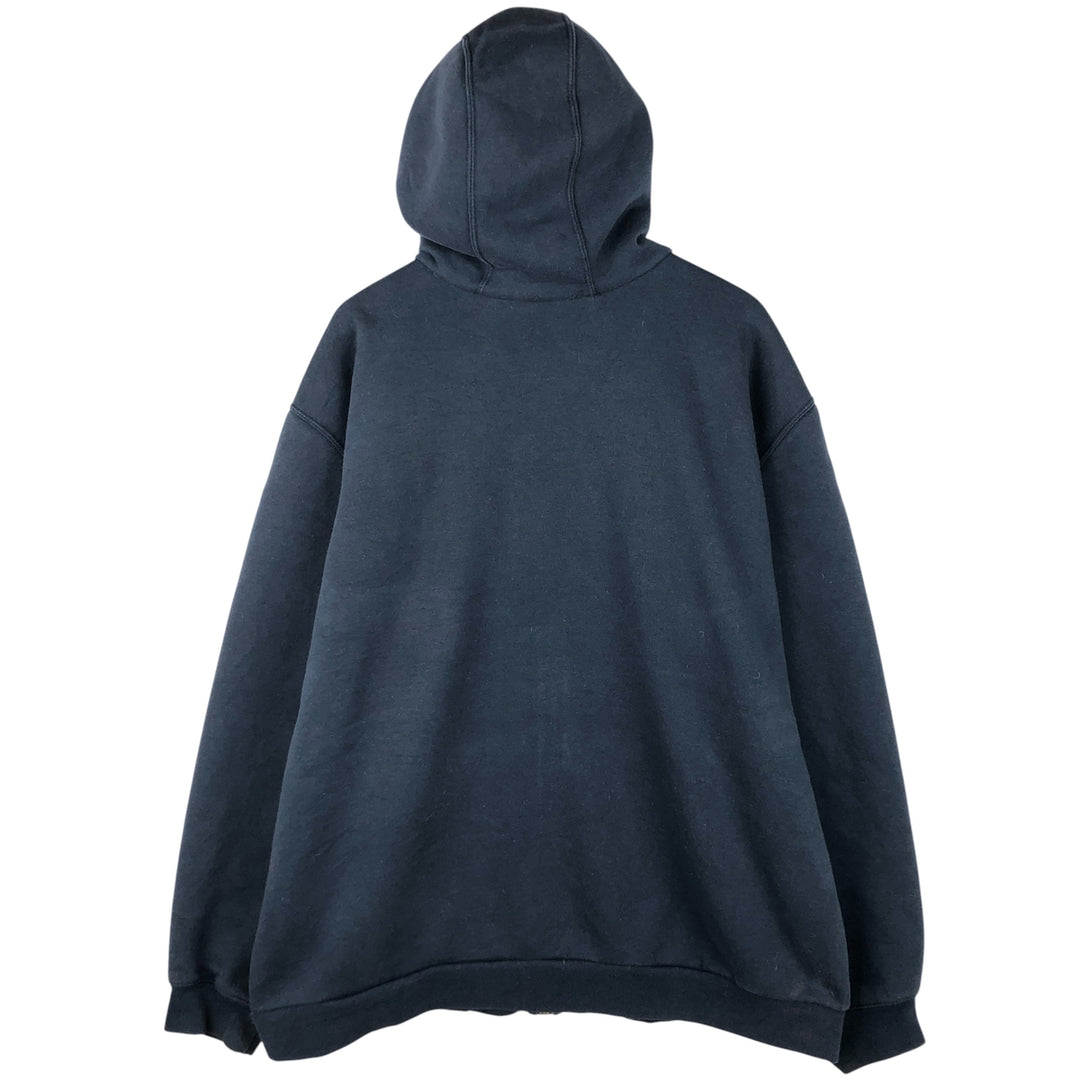 Carhartt Sweat Full Zip Hoodie Men's XL cotton navy blue type Vintage Second Hand