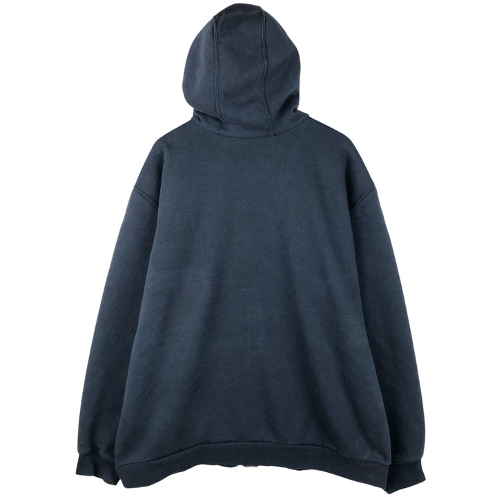 Carhartt Sweat Full Zip Hoodie Men's XL cotton navy blue type Vintage Second Hand