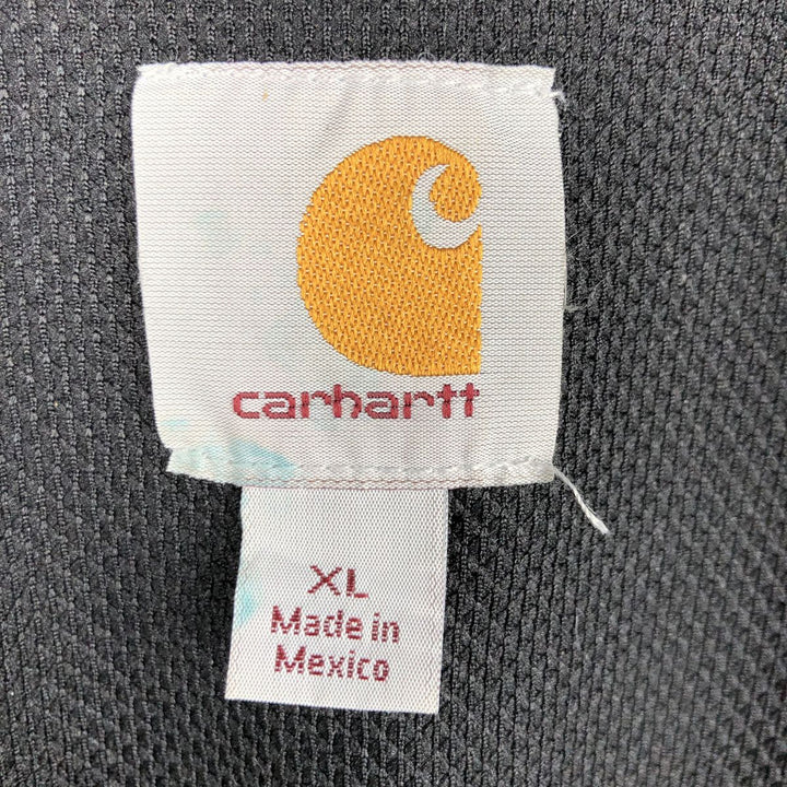 Carhartt Sweat Full Zip Hoodie Men's XL cotton navy blue type Vintage Second Hand