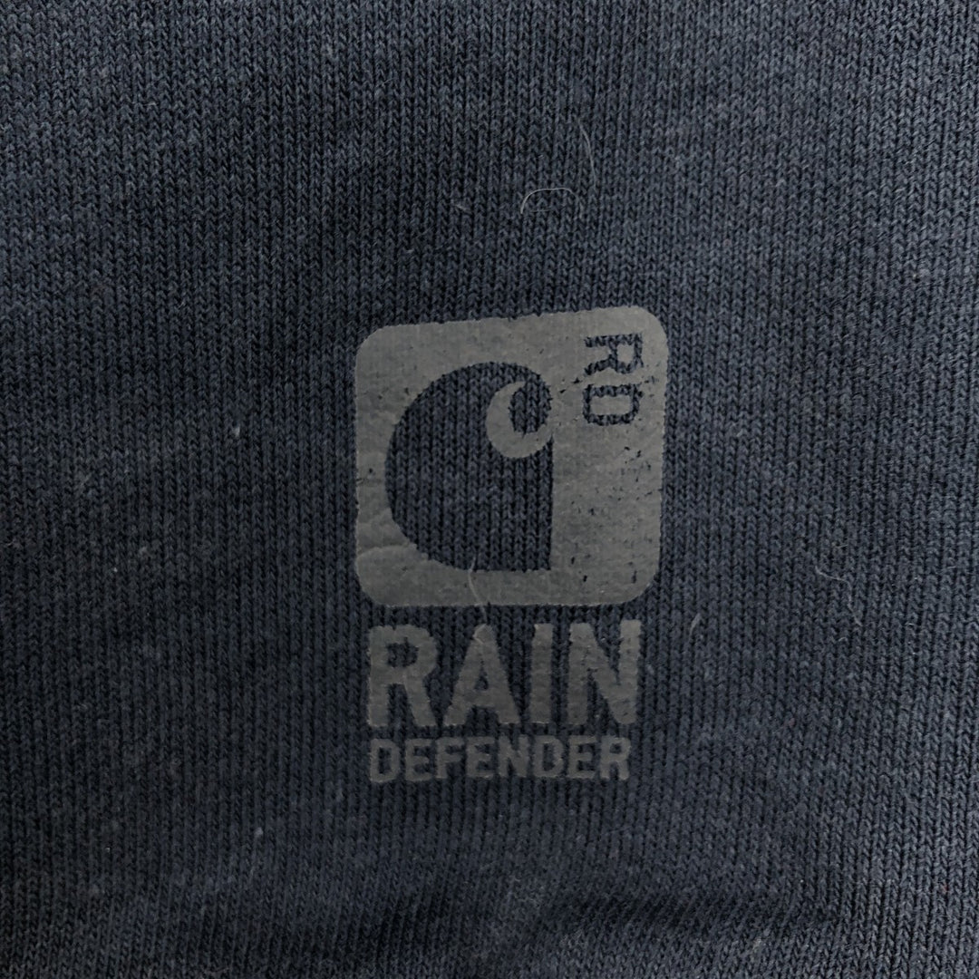 Carhartt Sweat Full Zip Hoodie Men's XL cotton navy blue type Vintage Second Hand
