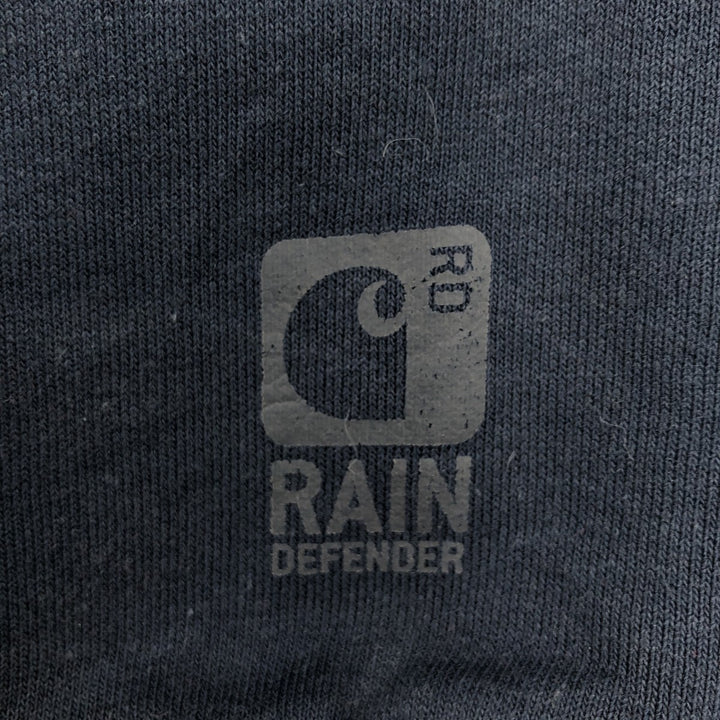 Carhartt Sweat Full Zip Hoodie Men's XL cotton navy blue type Vintage Second Hand