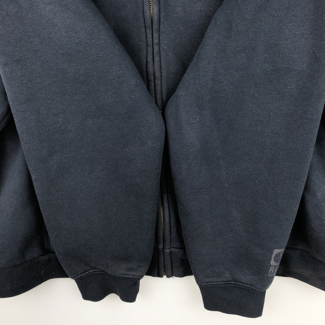 Carhartt Sweat Full Zip Hoodie Men's XL cotton navy blue type Vintage Second Hand
