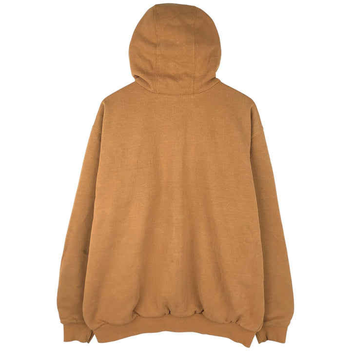 Carhartt Sweat Full Zip Hoodie Men's XL unclear brown type Vintage Second Hand
