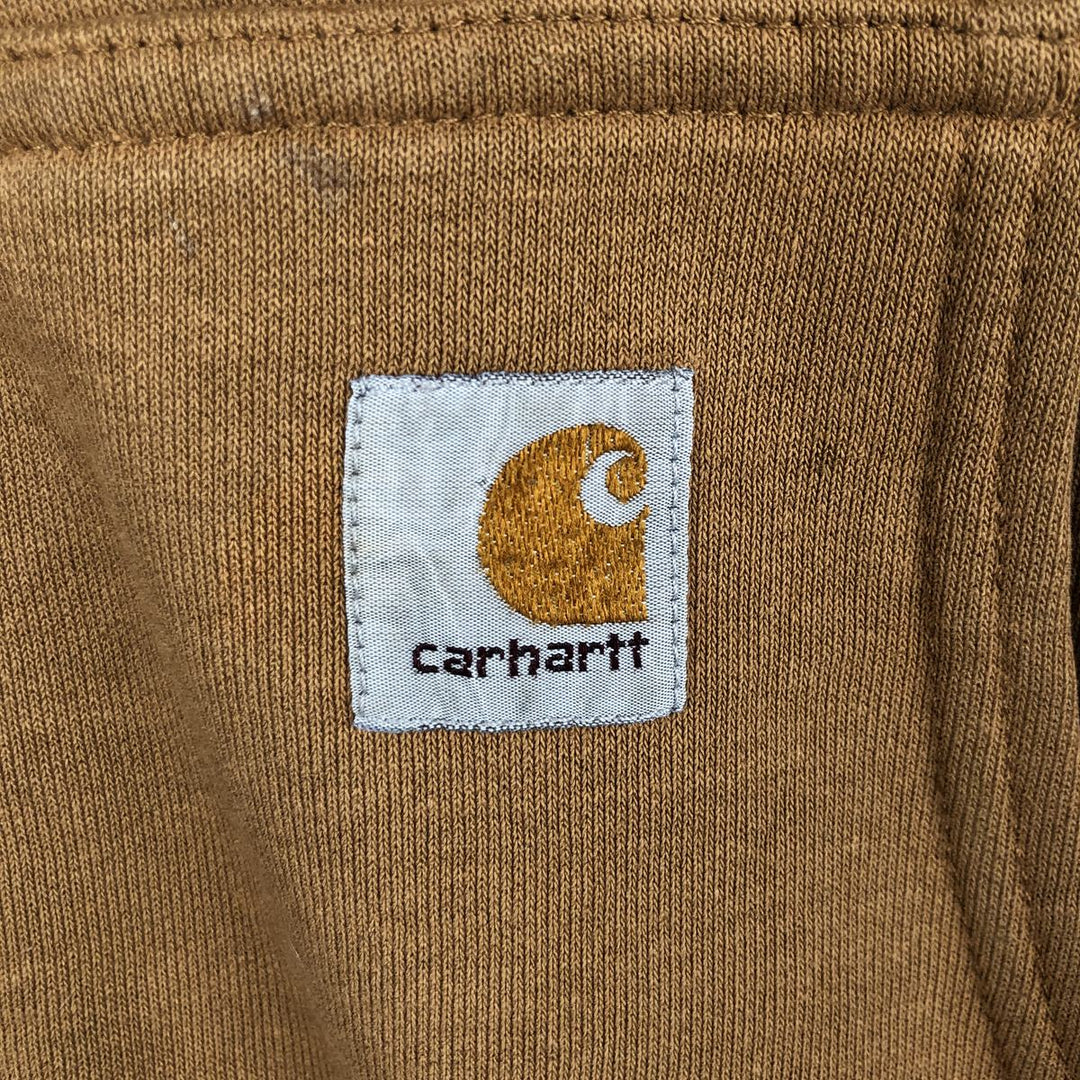 Carhartt Sweat Full Zip Hoodie Men's XL unclear brown type Vintage Second Hand