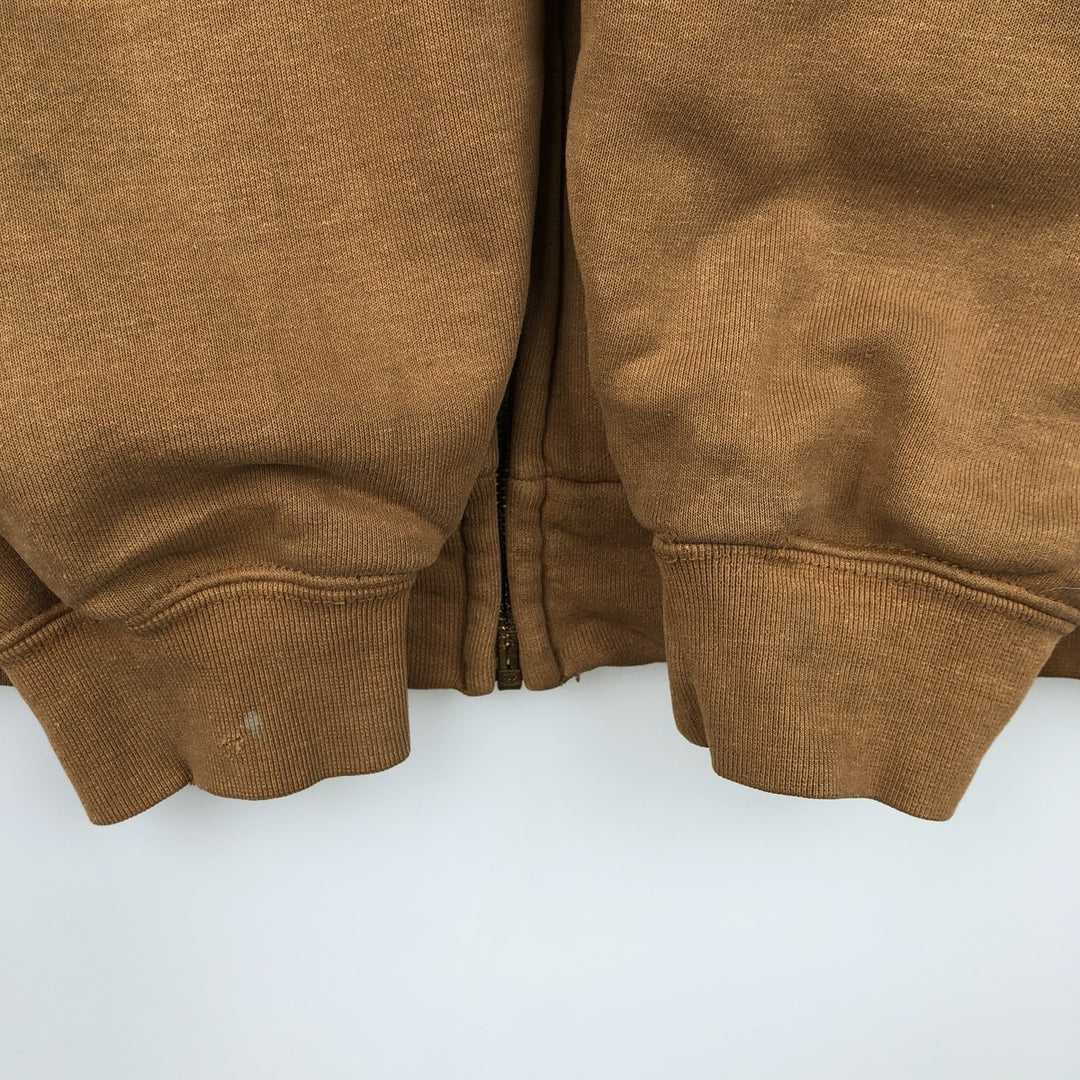 Carhartt Sweat Full Zip Hoodie Men's XL unclear brown type Vintage Second Hand