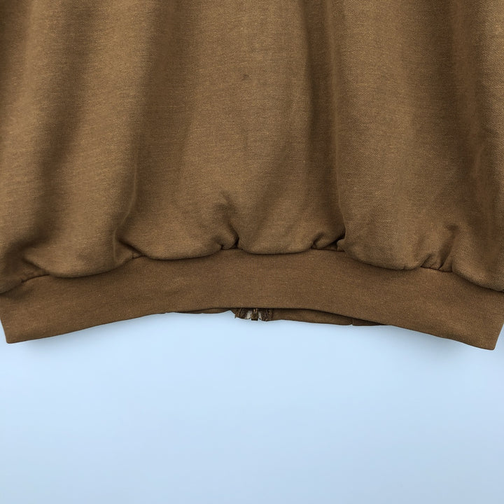 Carhartt Sweat Full Zip Hoodie Men's XL unclear brown type Vintage Second Hand