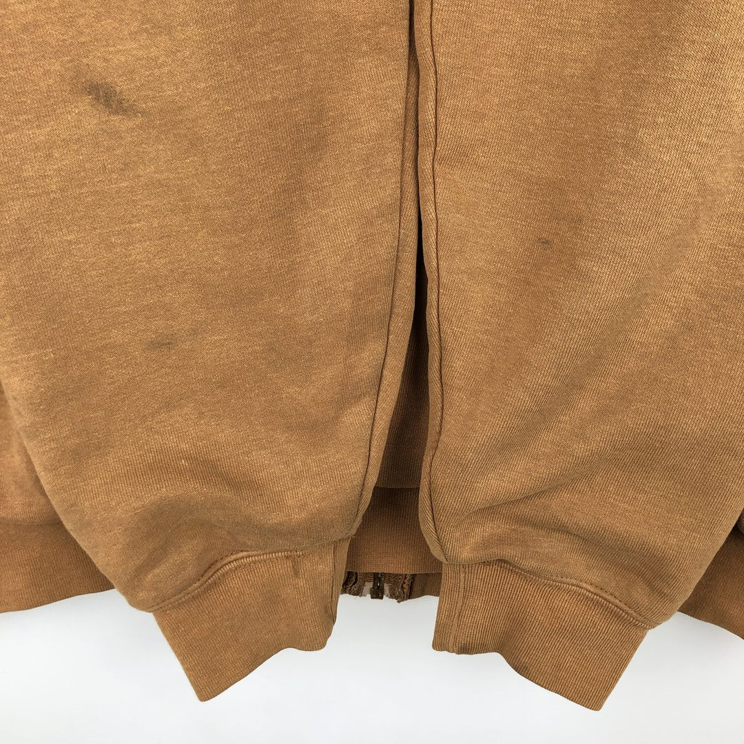 Carhartt Sweat Full Zip Hoodie Men's XL unclear brown type Vintage Second Hand