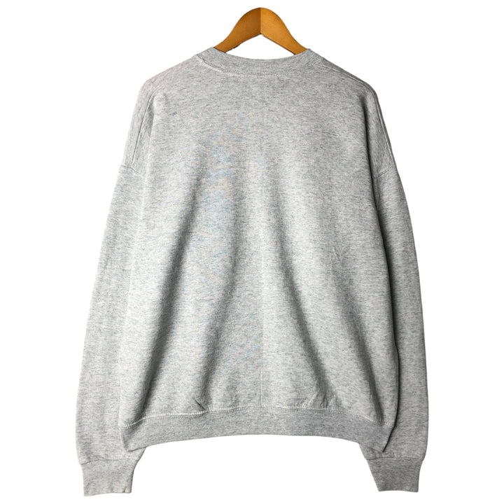 90'S Fruit of the Loom Best Print Sweatshirt, Made in USA, Men's XL, Vintage cotton pale white type Vintage Second Hand
