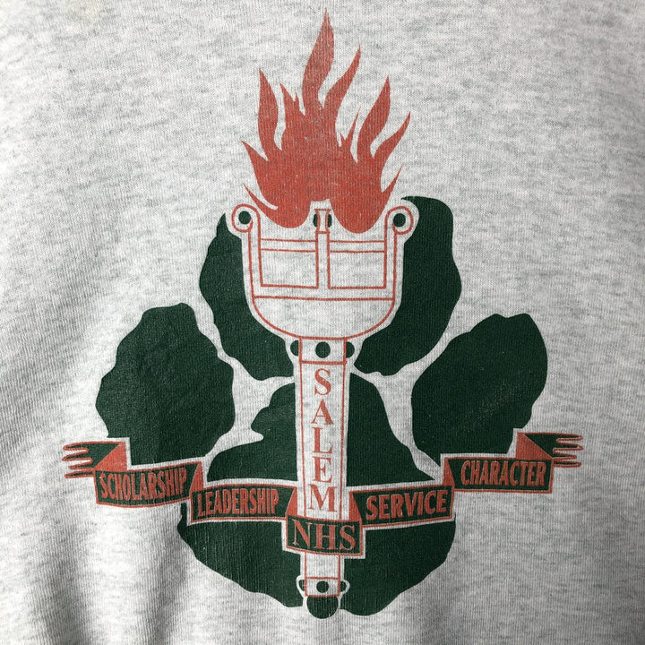 90'S Fruit of the Loom Best Print Sweatshirt, Made in USA, Men's XL, Vintage cotton pale white type Vintage Second Hand