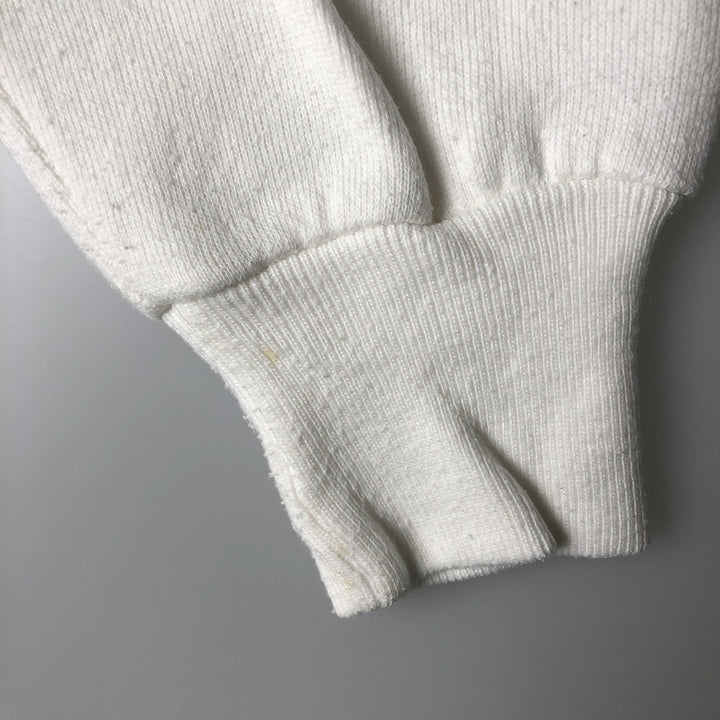 Vintage 1980'S Russell JERZEES printed sweatshirt, made in the USA, size M, men's cotton white type Vintage Second Hand