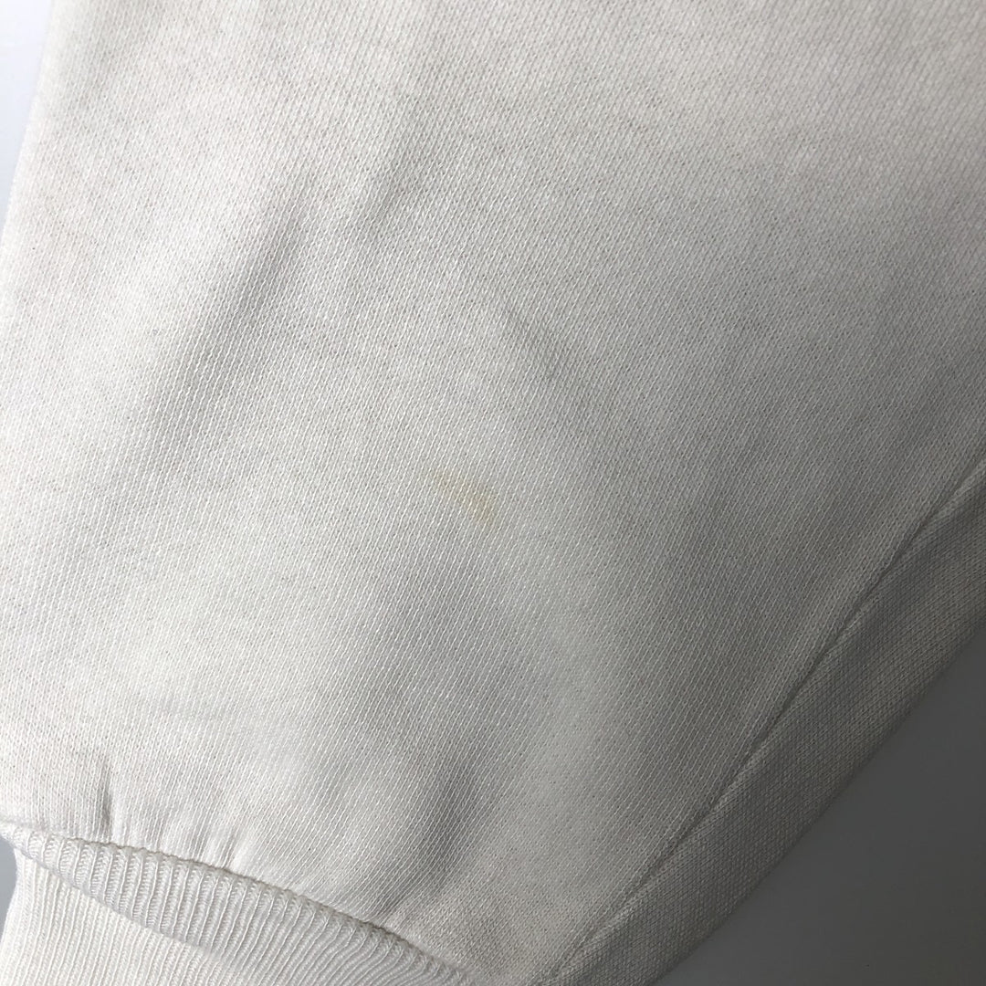 Vintage 1980'S NATIONAL SCREENPRINT printed sweatshirt, made in the USA, size M, men's cotton white type Vintage Second Hand