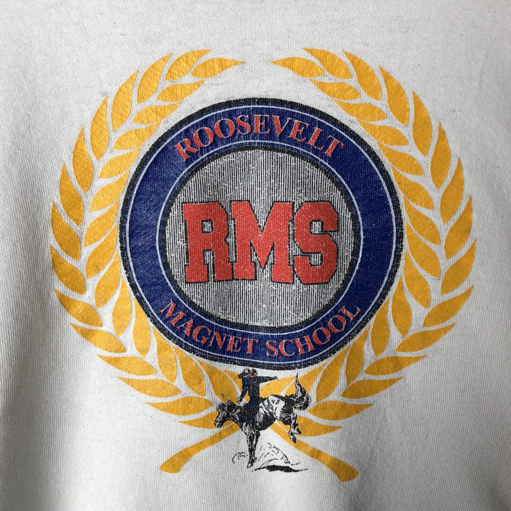Vintage 90'S Fruit of the Loom Heavyweight College Sweatshirt, Made in USA, Men's Size XL cotton white type Vintage Second Hand