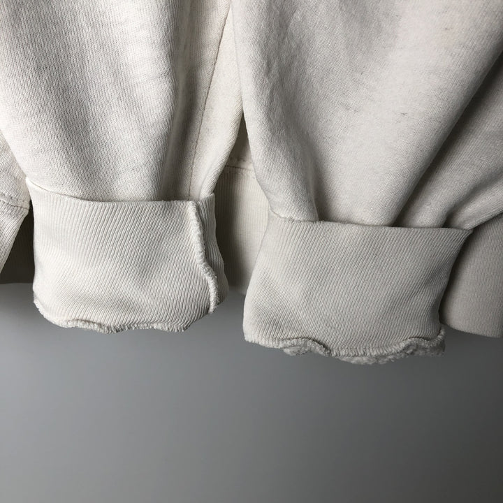 Vintage 90'S Fruit of the Loom Heavyweight College Sweatshirt, Made in USA, Men's Size XL cotton white type Vintage Second Hand