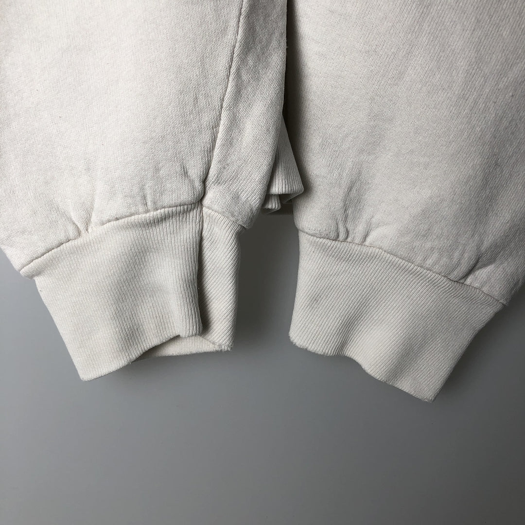 Vintage 90'S Fruit of the Loom Heavyweight College Sweatshirt, Made in USA, Men's Size XL cotton white type Vintage Second Hand