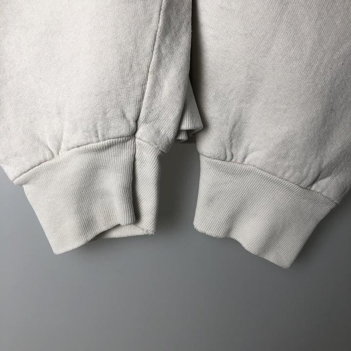 Vintage 90'S Fruit of the Loom Heavyweight College Sweatshirt, Made in USA, Men's Size XL cotton white type Vintage Second Hand