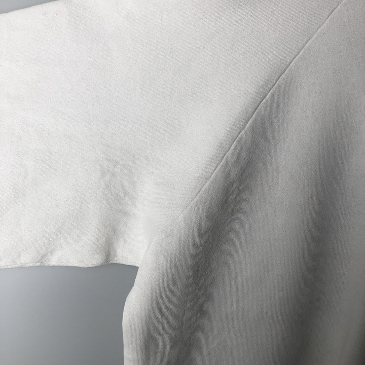 90'S Fruit of the Loom printed sweatshirt, made in the USA, men's XL size, vintage cotton white type Vintage Second Hand