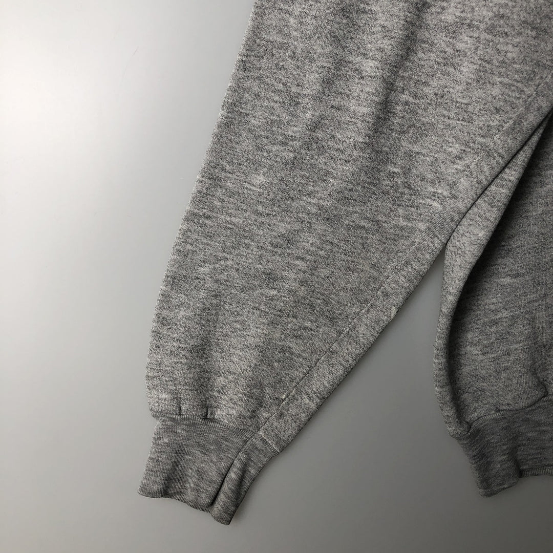 Vintage 1980'S Fruit of the Loom print sweatshirt, made in the USA, men's size XXL cotton gray type Vintage Second Hand
