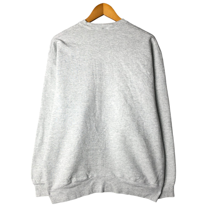 Vintage 90'S Fruit of the Loom Super Cotton Print Sweatshirt, Made in USA, Men's Size L cotton white type Vintage Second Hand