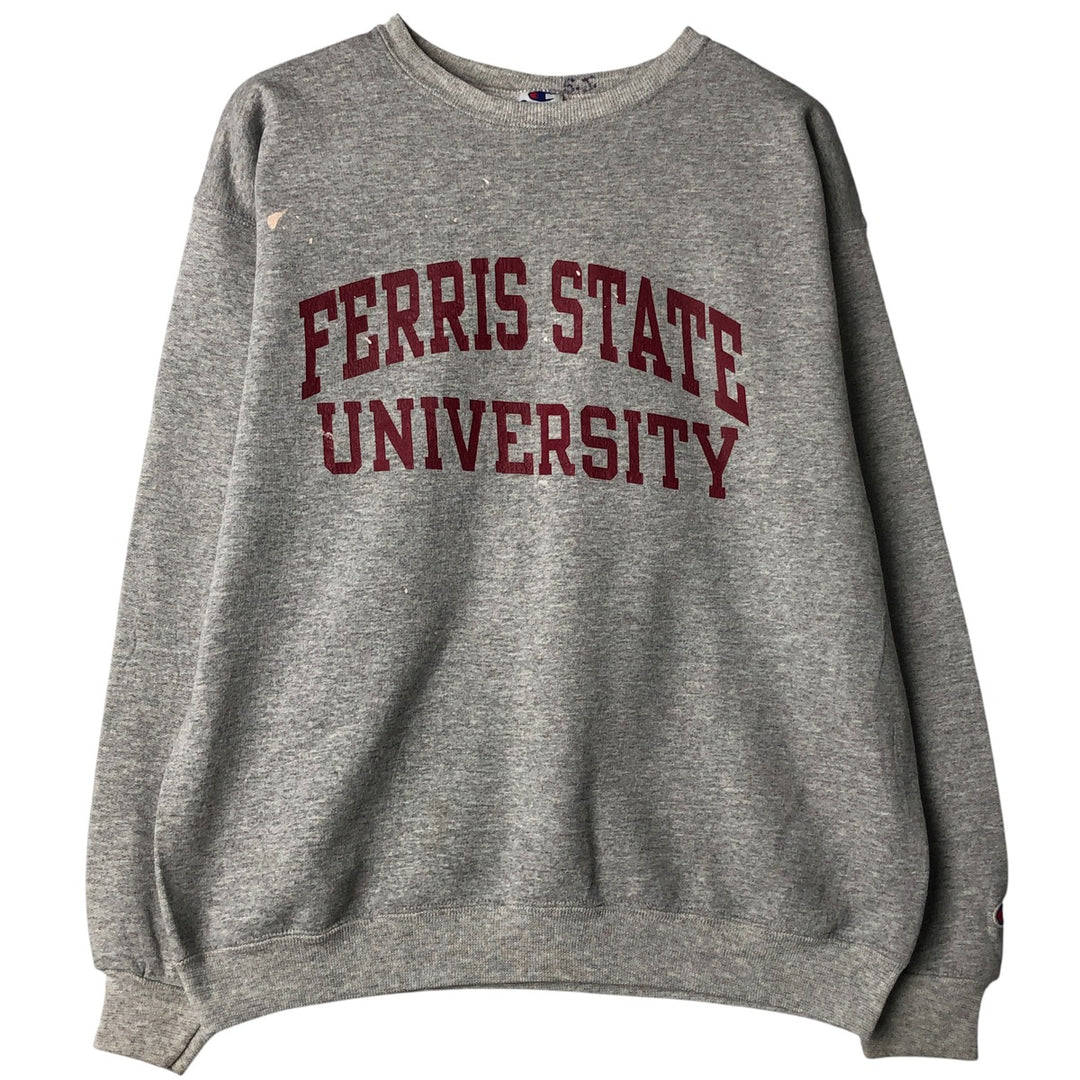 Vintage 90'S Champion Authentic Athletic Apparel college sweatshirt, size M, men's cotton gray type Vintage Second Hand
