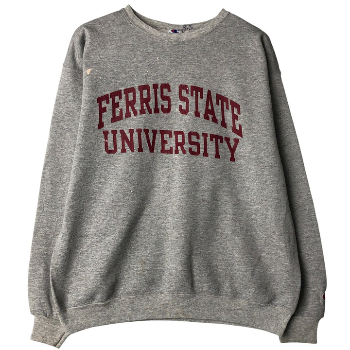 Vintage 90'S Champion Authentic Athletic Apparel college sweatshirt, size M, men's cotton gray type Vintage Second Hand