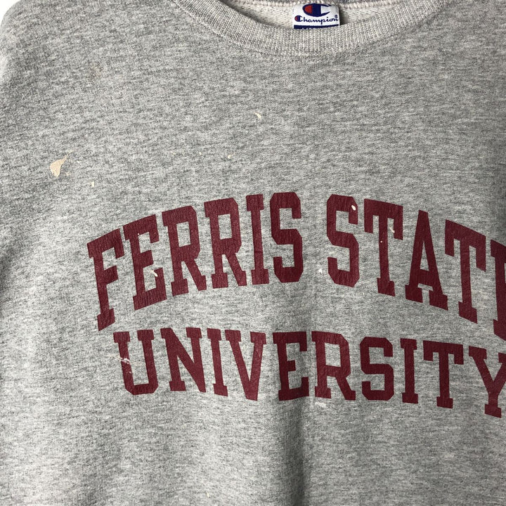Vintage 90'S Champion Authentic Athletic Apparel college sweatshirt, size M, men's cotton gray type Vintage Second Hand