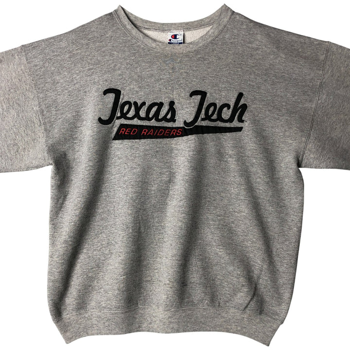 90'S Champion College Sweatshirt, Men's L Size Vintage cotton gray type Vintage Second Hand