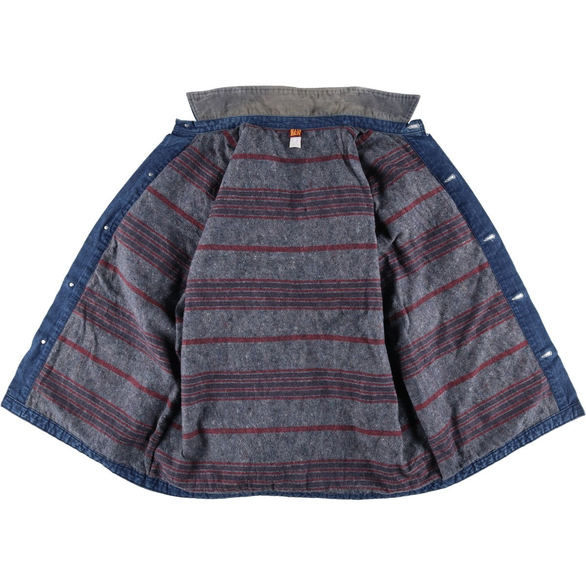 Vintage 1980'S Big Ben bat-dyed denim coverall, made in the USA