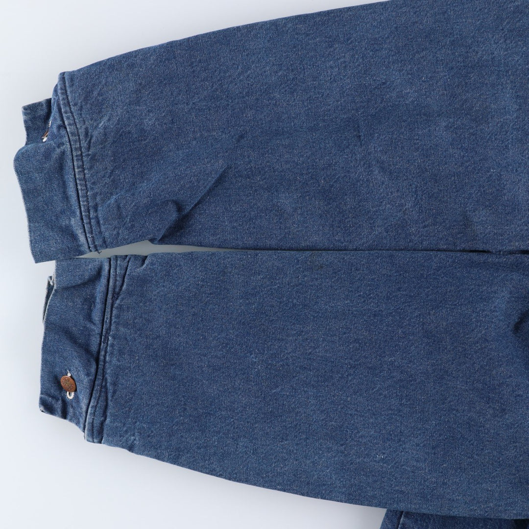 Vintage 1980'S Big Ben bat-dyed denim coverall, made in the USA, size XL. cotton blue type Vintage Second Hand