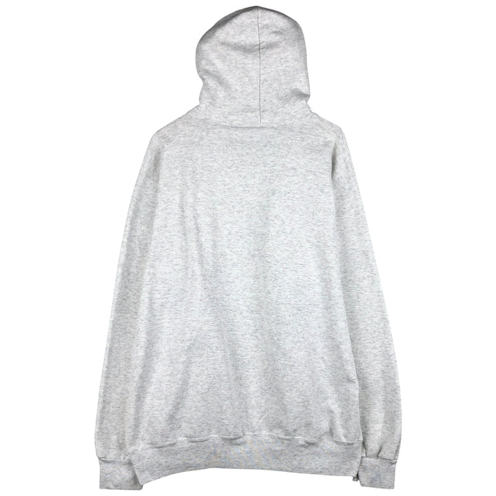 90'S Champion Authentic Athletic Apparel Triple Print College Pullover Hoodie, Made in USA cotton gray type Vintage Second Hand