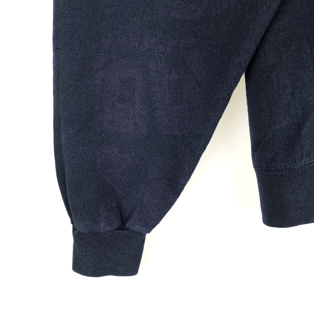 2000'S Champion ECO FLEECE College Sweatshirt Pullover Hoodie, Men's Size L cotton navy blue type Vintage Second Hand