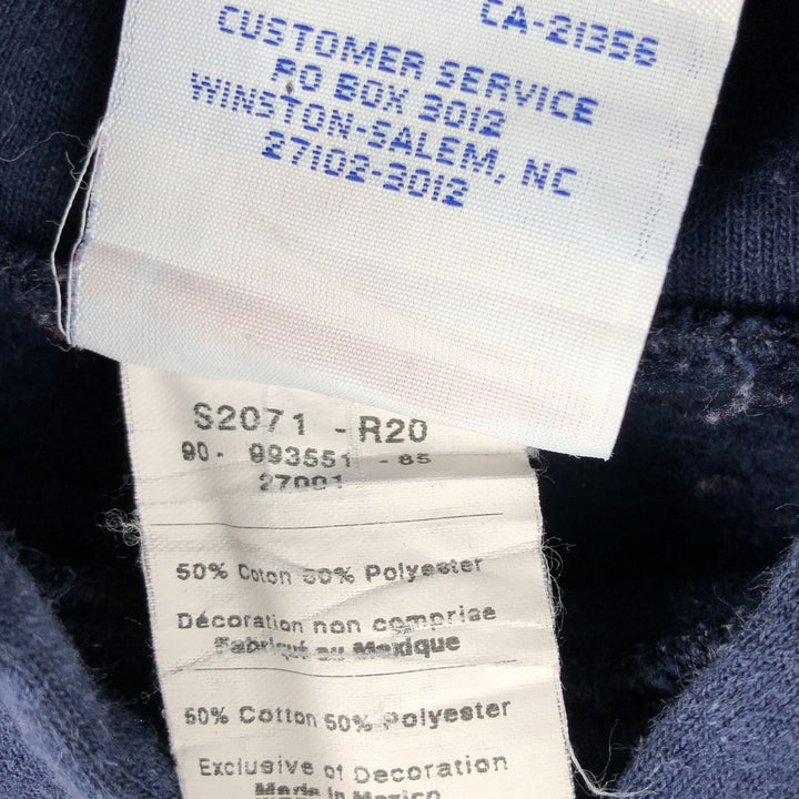 2000'S Champion Iowa State University College Pullover Hoodie, Men's XL cotton navy blue type Vintage Second Hand