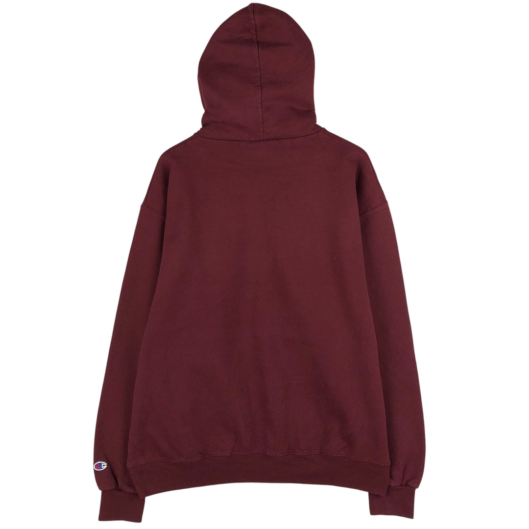 2000'S Champion Harvard University College Sweatshirt Pullover Hoodie, Men's XL cotton red type reddish brown Vintage Second Hand