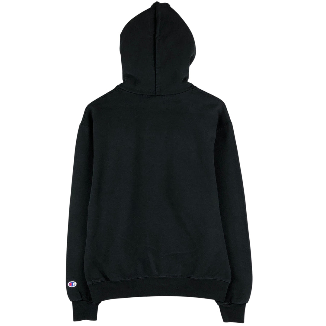 2000'S Champion ECO FLEECE College Sweatshirt Pullover Hoodie, Men's Size M unclear black type Vintage Second Hand
